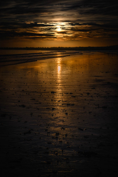 Sonnenuntergang am Strand von Blåvand