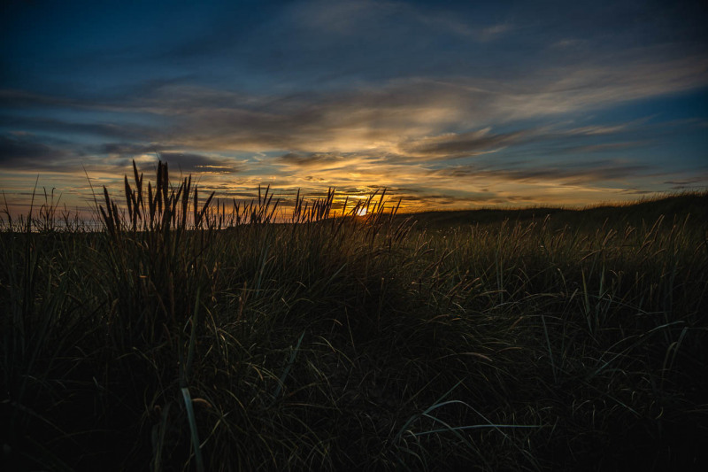 Sonnenuntergang am Strand von Blåvand